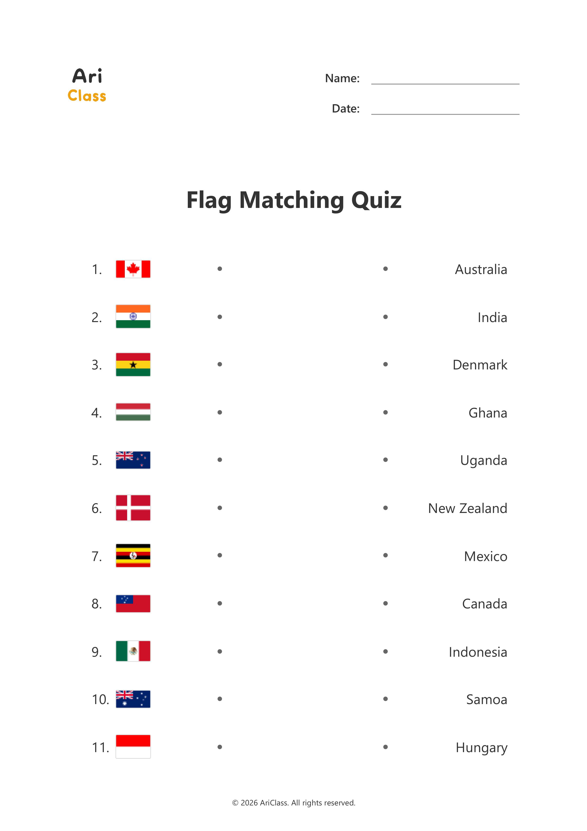 Flag Matching